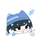みずいろメガネくん（個別スタンプ：20）
