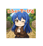 な〜ずカフェ うみ沖縄旅行記（個別スタンプ：7）