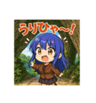 な〜ずカフェ うみ沖縄旅行記（個別スタンプ：8）