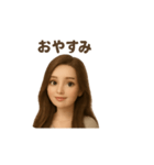 元気な女性ジェニファー（個別スタンプ：2）