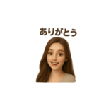 元気な女性ジェニファー（個別スタンプ：4）