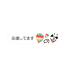 【敬語吹き出し】らくがき付き（個別スタンプ：35）
