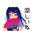 クールなオンニの夏★爽やか女子（個別スタンプ：4）