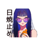 クールなオンニの夏★爽やか女子（個別スタンプ：12）