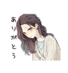 ふんわり大人女子の週末リラックス（個別スタンプ：3）