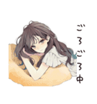 ふんわり大人女子の週末リラックス（個別スタンプ：4）