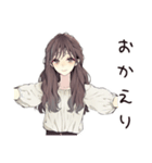 ふんわり大人女子の週末リラックス（個別スタンプ：40）