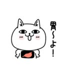 じろりねこダジャレの感情（個別スタンプ：13）