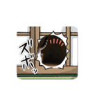 白茶猫シーちゃんのアニメスタンプ（個別スタンプ：4）