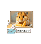 動くハムちゃん 日常（個別スタンプ：16）