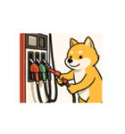 芝犬のツーリング（個別スタンプ：5）