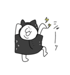 あごうさ×なんだ神田さん 黒ヒョウ（個別スタンプ：8）