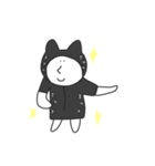 あごうさ×なんだ神田さん 黒ヒョウ（個別スタンプ：15）