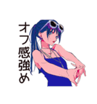 オフの日のクールなオンニ★女子（個別スタンプ：5）