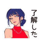 オフの日のクールなオンニ★女子（個別スタンプ：8）