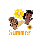 モブ馬隊の夏Summer（個別スタンプ：1）