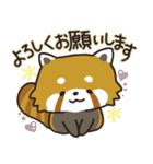 毎日使える敬語スタンプ｜レッサーパンダ（個別スタンプ：18）