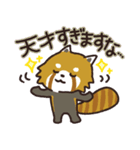 毎日使える敬語スタンプ｜レッサーパンダ（個別スタンプ：40）