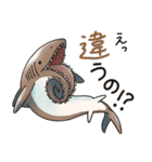 滅びてしまったゆるふわ古代鮫オールスター（個別スタンプ：5）