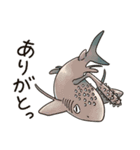 滅びてしまったゆるふわ古代鮫オールスター（個別スタンプ：9）