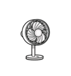 【動く】ふるえる夏（個別スタンプ：21）
