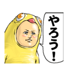 ひよこぐるみ_ver2 デカ文字（個別スタンプ：16）