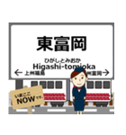 上信線in上信の毎日使う電車（個別スタンプ：13）