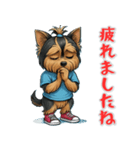 ヨークシャーテリアの喜怒哀楽スタンプ1（個別スタンプ：16）