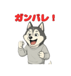 シベリアンハスキーの喜怒哀楽スタンプ2（個別スタンプ：12）