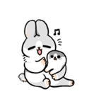 うさぎーまちこ（変身チャートver.）（個別スタンプ：17）
