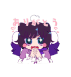 干支っ子女の子たちスタンプ（個別スタンプ：9）