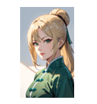 金髪真顔カンフー美女0（個別スタンプ：20）