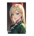 金髪真顔カンフー美女0（個別スタンプ：40）