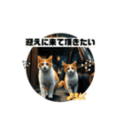 猫 動く、使えるスタンプ（個別スタンプ：16）