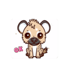 犬とハイエナ（個別スタンプ：1）