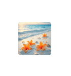 夏の海と花と月と.シンプル.healing stamp（個別スタンプ：13）