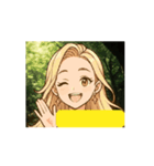 ルミナス・セレフィアアニメーション②（個別スタンプ：1）