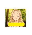 ルミナス・セレフィアアニメーション②（個別スタンプ：9）