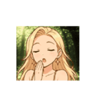 ルミナス・セレフィアアニメーション①（個別スタンプ：4）
