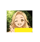 ルミナス・セレフィアアニメーション①（個別スタンプ：6）