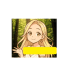 ルミナス・セレフィアアニメーション③（個別スタンプ：5）