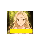 ルミナス・セレフィアアニメーション③（個別スタンプ：10）