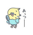 夏だ！セキセイインコちゃん（個別スタンプ：3）