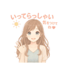 夏のキミがすき♡彼女のひとこと（個別スタンプ：13）