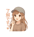 夏のキミがすき♡彼女のひとこと（個別スタンプ：32）