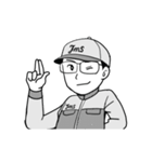 くるまだくん連載2周年記念（個別スタンプ：4）