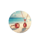 夏の海と宝石.Summer Sea and Jewels（個別スタンプ：15）