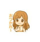甘えんぼ女子の日常使える毎日LINEスタンプ（個別スタンプ：4）