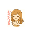 甘えんぼ女子の日常使える毎日LINEスタンプ（個別スタンプ：8）