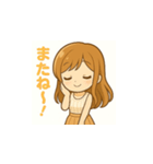 甘えんぼ女子の日常使える毎日LINEスタンプ（個別スタンプ：12）